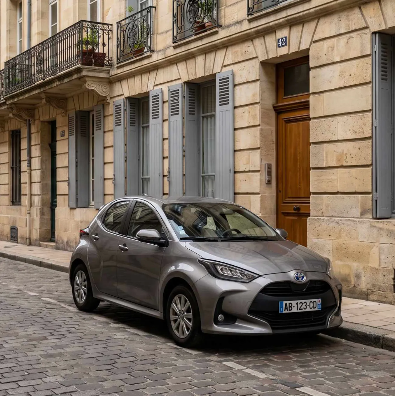 Voiture d’auto-école dans les Chartrons